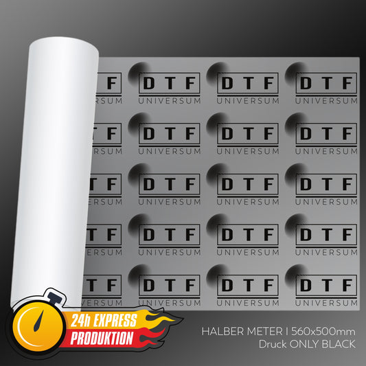 DTF Transfer 56 x 50 cm Only Black 24h Express