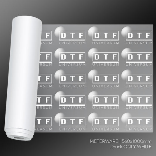 DTF Transfer 56 x 100 cm Only White