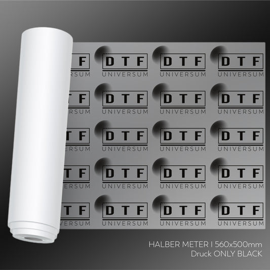 DTF Transfer 56 x 50 cm Only Black
