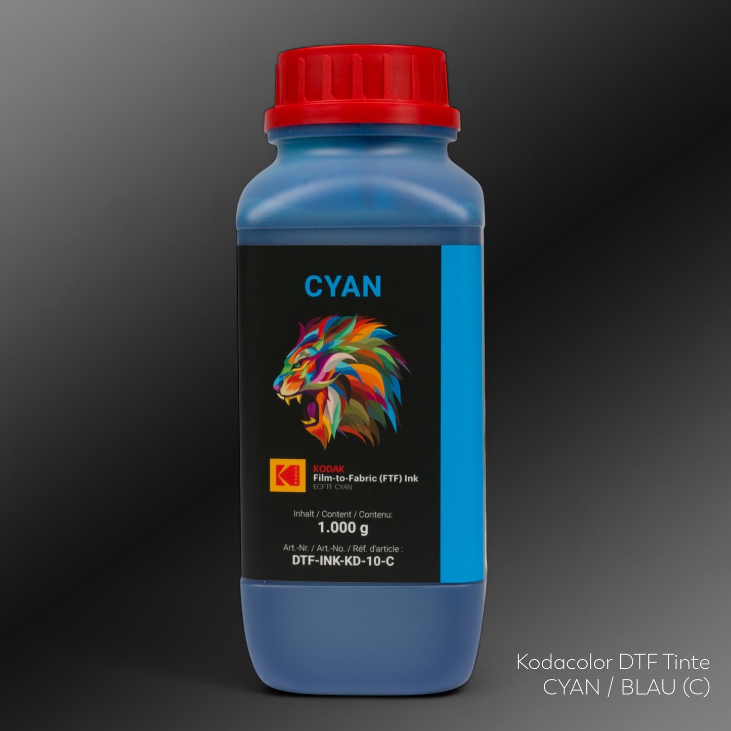 Kodacolor DTF Tinte versch. Farben 1kg Flasche