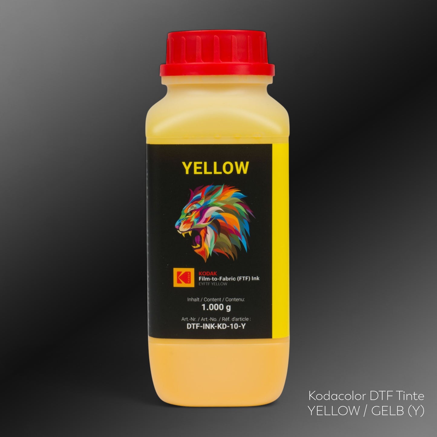 Kodacolor DTF Tinte versch. Farben 1kg Flasche